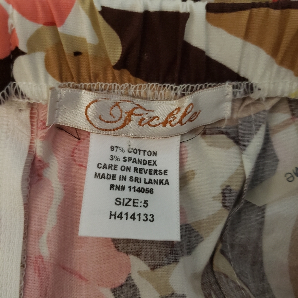 Fickle strapless floral sundress size 5 - Picture 4 of 7